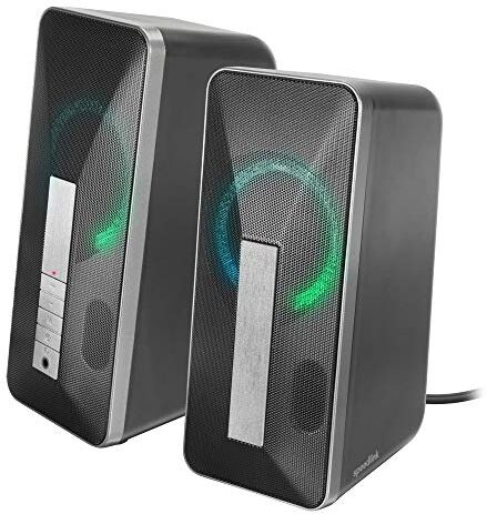 SL-810007-BK Speedlink lavel USB-driven stereohögtalare, 3,5 mm stereouttag/Bluetooth-ljud, svart SL-810007-BK Speedlink lavel USB-driven stereohögtalare, 3,5 mm stereouttag/Bluetooth-ljud, svart