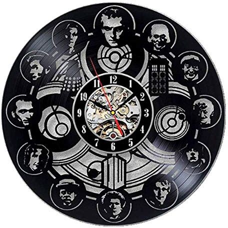 WBDZ Väckarklocka väggklocka vardagsrum hängande klockor mode personlighet kreativ enkel modern D, 30 cm, stil 14 svart WBDZ Väckarklocka väggklocka vardagsrum hängande klockor mode personlighet kreativ enkel modern D, 30 cm, stil 14 svart