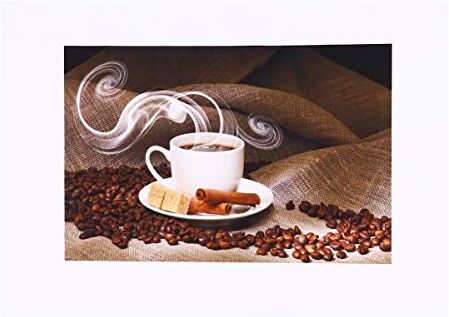 Wakauto Utsökt kaffemönster väggmålning väggkonst hängande fotografi målningar väggbilder ornament för hemmakontor utan ram (30 x 45 cm) Wakauto Utsökt kaffemönster väggmålning väggkonst hängande fotografi målningar väggbilder ornament för hemmakontor utan ram (30 x 45 cm)