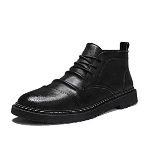 MODGE Herrskor herr finskor läder formella skor herr Oxfordskor för herr mode kontorsskor herr sneakers platta (storlek: 7,5-US)