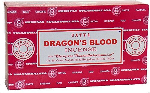 Satya Champa Dragon's Blood rökelsepinne, 12 stycken Satya Champa Dragon's Blood rökelsepinne, 12 stycken