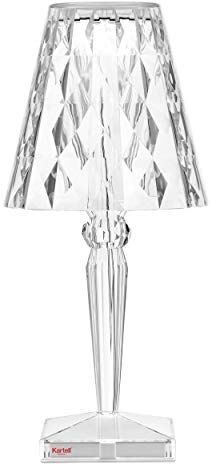 Kartell Stort batteri, bordslampa, glasklar, dimbar batteriversion Kartell Stort batteri, bordslampa, glasklar, dimbar batteriversion