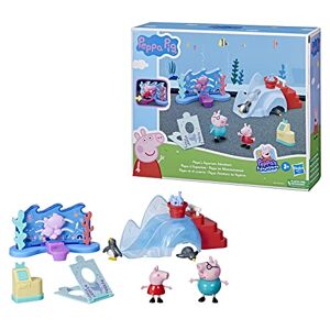 Peppa Pig F44115X0 Hasbro Aquarium Peppy, Preschool Playset, Includes 4 Action Figures and 8 Accessories, Age 3+, Multi