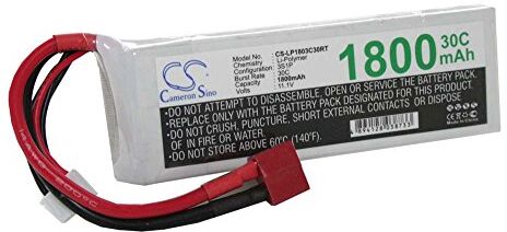 vhbw RC modelltillverkning AKKU Li-Polymer LiPo 1 800 mAh 11,1 V passar för olika racing bilar, helikopter, flygplan och modellbåtar etc. vhbw RC modelltillverkning AKKU Li-Polymer LiPo 1 800 mAh 11,1 V passar för olika racing bilar, helikopter, flygplan och modellbåtar etc.