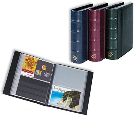 Leuchtturm Postcard album with 50 clear pockets, blue Leuchtturm Postcard album with 50 clear pockets, blue