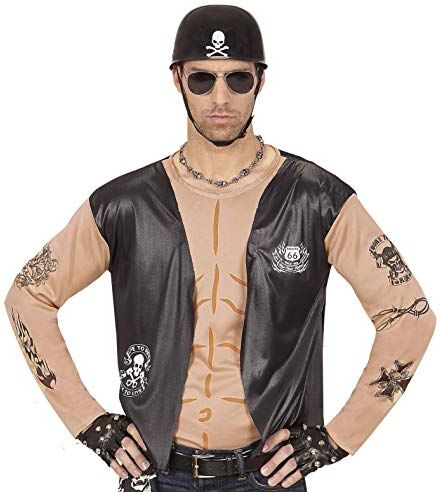 WIDMANN Biker unisex kostym TV fin klänning (M/L) WIDMANN Biker unisex kostym TV fin klänning (M/L)