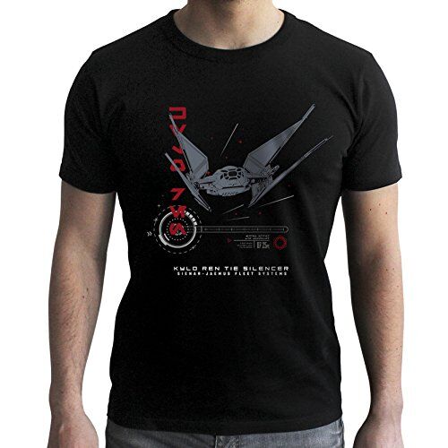 ABYstyle Star Wars T-Shirt "Tie Silencer E8" – herr – svart (XS)