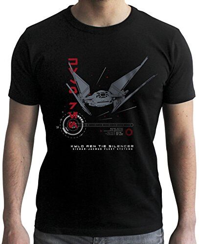 ABYstyle Star Wars T-Shirt "Tie Silencer E8" – herr – svart (XS)