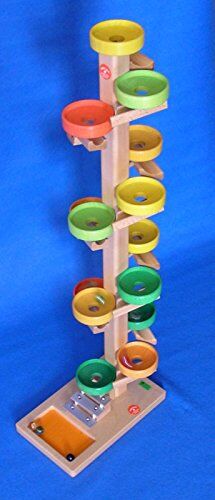 Beck 74 cm gigantisk tallrik torn med 8 glasmarmor (flerfärgad) Beck 74 cm gigantisk tallrik torn med 8 glasmarmor (flerfärgad)