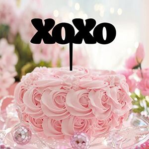 taiyuanhangzhen Xoxo akryl svart Mr & Mrs tårtdekorationer anpassa romantik brud och brudgum tårtdekorationer för bröllopsdag bröllopsdekorationer bröllopsgåvor för par