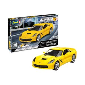 Revell RV07449 07049 7049 1:25 2014 Corvette Stingray (Easy-Click) plastmodellkit, olika, 1/25