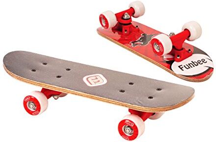 D'arpeje Outdoor OFUN247R rolig liten trä skateboard, färgsorterad D'arpeje Outdoor OFUN247R rolig liten trä skateboard, färgsorterad