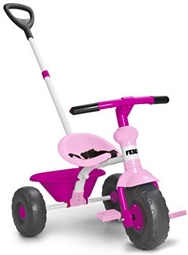 Feber Famosa 800012140 babytrike – trehjuling för barn från 1 till 3 år, rosa