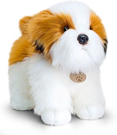 Keel Toys SD0942 mjuk leksak, vit/brun, 30 cm Keel Toys SD0942 mjuk leksak, vit/brun, 30 cm