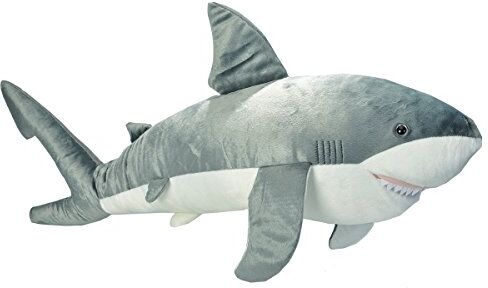 Wild Republic 18700 Jumbo plysch hajar, stora kramdjur, plyschdjur, cuddlekins, 76 cm Wild Republic 18700 Jumbo plysch hajar, stora kramdjur, plyschdjur, cuddlekins, 76 cm