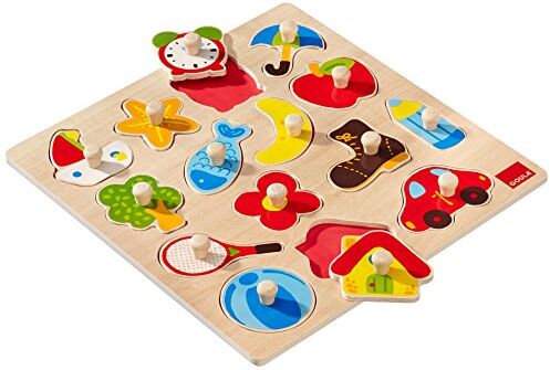 Jumbo Spiele Goula D53023 – träpussel silhuetter, 15 delar Jumbo Spiele Goula D53023 – träpussel silhuetter, 15 delar