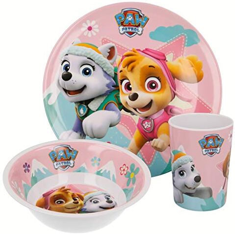 PATRULLA CANINA Porslin, 3 delar, rosa (Tinokou Creations 86790) PATRULLA CANINA Porslin, 3 delar, rosa (Tinokou Creations 86790)