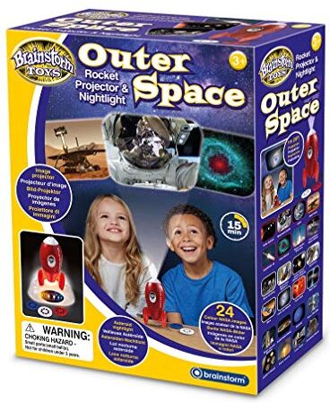 Brainstorm Toys E2063 raketprojektor och nattlampa, Brainstorm Toys E2063 raketprojektor och nattlampa,