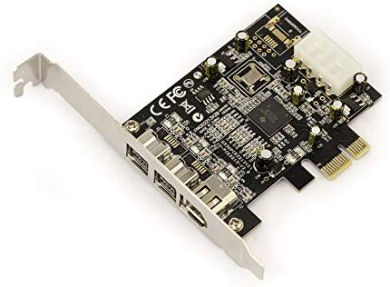 123456 Kalea-Informatique PCI-Express-kort/kontrollkort (FireWire 800 och 400/IEEE 1394a och IEEE 1394b via PCIe 1x, 2+1 utgångar, chipset TI XI02213BZAY 123456 Kalea-Informatique PCI-Express-kort/kontrollkort (FireWire 800 och 400/IEEE 1394a och IEEE 1394b via PCIe 1x, 2+1 utgångar, chipset TI XI02213BZAY