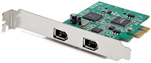 PEX1394A2V2 StarTech.com PCI Express FireWire-kort med 2 portar – 1394a Firewire – TI TSB82AA2 chipset – Windows och Mac kompatibel (), svart PEX1394A2V2 StarTech.com PCI Express FireWire-kort med 2 portar – 1394a Firewire – TI TSB82AA2 chipset – Windows och Mac kompatibel (), svart