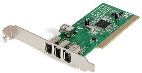 PCI1394MP StarTech.com 4 portar 1394a FireWire PCI-gränssnittskort, 3x Firewire 400 extern 1x Firewire 400 intern PCI1394MP StarTech.com 4 portar 1394a FireWire PCI-gränssnittskort, 3x Firewire 400 extern 1x Firewire 400 intern