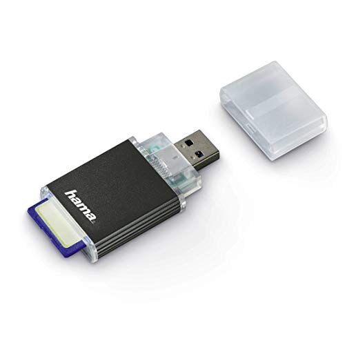 00124024 Hama   USB 3.0 UHS-II Aluminium SD/SDHC/SDXC-kortläsare