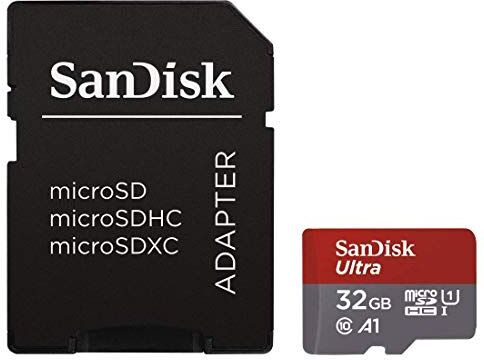 SDSQUAR-032G-GN6IA SanDisk  MicroSDHC Minneskort + SD-adapter, 32GB SDSQUAR-032G-GN6IA SanDisk  MicroSDHC Minneskort + SD-adapter, 32GB