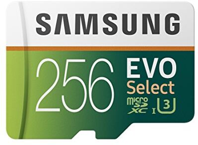 MB-ME256HA/EU Samsung EVO Välj 256 GB microSDXC UHS-I U3 100MB/s Full HD & 4K UHD minneskort med SD-adapter (), Flerfärgad MB-ME256HA/EU Samsung EVO Välj 256 GB microSDXC UHS-I U3 100MB/s Full HD & 4K UHD minneskort med SD-adapter (), Flerfärgad