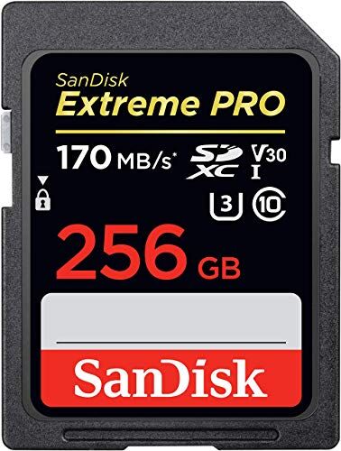 SDSDXXY-256G-GN4IN SanDisk  Extreme PRO SDHC Minneskort UHS-I, 256 GB, Svart