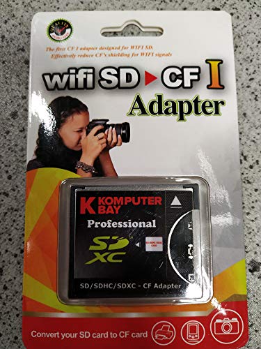 KB_SD-CF_TYPEI KOMPUTERBAY SLIM CF-adapter SD SDHC SDXC WiFi-SD eyefi till typ I kompakt flash CF-kort KB_SD-CF_TYPEI KOMPUTERBAY SLIM CF-adapter SD SDHC SDXC WiFi-SD eyefi till typ I kompakt flash CF-kort