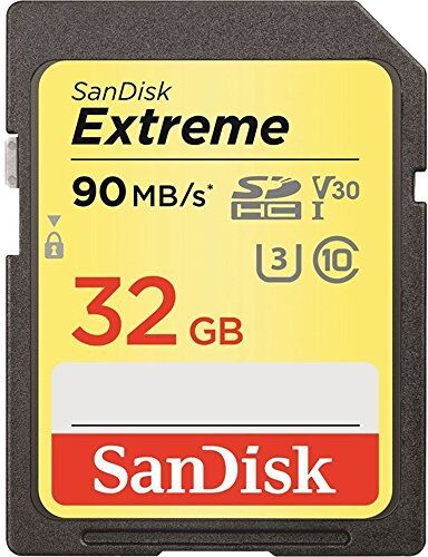 SDSDXVE-032G-GNCI2 SanDisk Extreme 32 GB SDHC minneskort tvåpack upp till 90 MB/s, klass 10, U3, V30 SDSDXVE-032G-GNCI2 SanDisk Extreme 32 GB SDHC minneskort tvåpack upp till 90 MB/s, klass 10, U3, V30