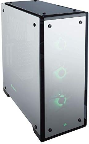 Cc Corsair CRYSTAL Crystal 570X RGB (Mid Torn ATX Chassi, Mirror Svart, RGB LED) Svart Cc Corsair CRYSTAL Crystal 570X RGB (Mid Torn ATX Chassi, Mirror Svart, RGB LED) Svart