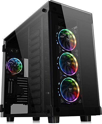 CA-1I9-00F1WN-00 Thermaltake View 91 TG RGB Ultra Tower Black computer case Thermaltake View 91 TG RGB, Ultra Tower, PC, SPCC, Tempered glass, ATX,EATX,Micro-ATX,Mini-ITX,XL-ATX, Black, 5 mm