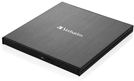 43890 Verbatim  Extern Slimline Mobile USB 3.0 Blu-ray Writer, Svart 43890 Verbatim  Extern Slimline Mobile USB 3.0 Blu-ray Writer, Svart