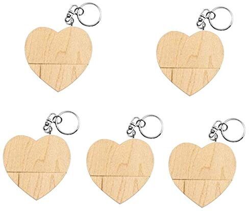 5-pack trä USB-minne minne USB 2.0/3.0 minnessticka med trä (2,5/128 GB) 5-pack trä USB-minne minne USB 2.0/3.0 minnessticka med trä (2,5/128 GB)