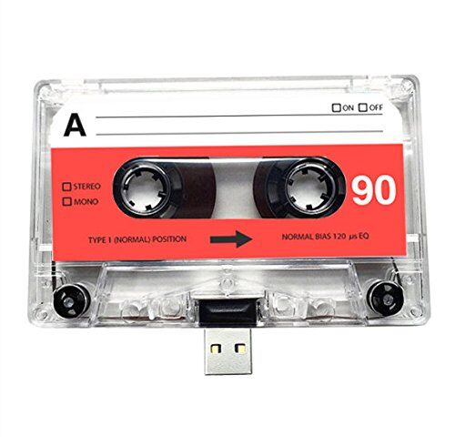 unknown (16 GB) USB mixtape, retro, knaprig gåva, musik, cool, söt, kärlek, present, pojkvän, flickvän, kontor, nyhet, födelsedag, bröllop, jubileum, alla hjärtans dag, till henne, presenter till honom, USB-minne