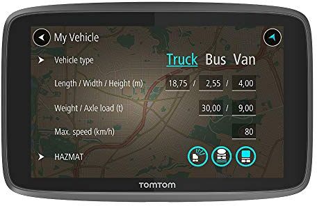 1PL6.002.12 TomTom GO professionell navigeringsenhet (15,24 tum), 6 tum, kartor (Europa), trafik och radar, handsfree, klicka på & go-mount, svart, 6 tum (15,24 cm), Svart 1PL6.002.12 TomTom GO professionell navigeringsenhet (15,24 tum), 6 tum, kartor (Europa), trafik och radar, handsfree, klicka på & go-mount, svart, 6 tum (15,24 cm), Svart