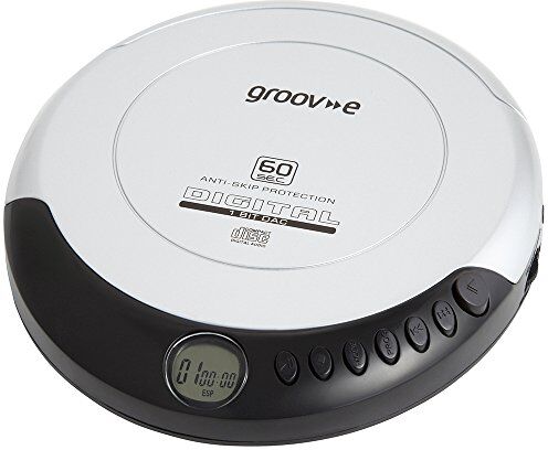 GVPS110SR Groov-e  Retro Series Personal CD Player Silver GVPS110SR Groov-e  Retro Series Personal CD Player Silver