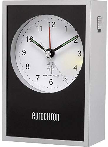 EFW 7000 Eurochron  Funk alarm clock silver, black EFW 7000 Eurochron  Funk alarm clock silver, black