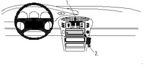 852428 BRODIT  ProClip för Porsche 911 1999–2004/Boxter 1997–2004