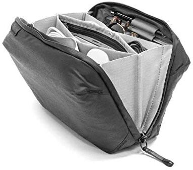BTP-BK-1 Peak Design Tech Pouch Black – Organiseringsväska för smarttelefoner, kablar etc. (svart) BTP-BK-1 Peak Design Tech Pouch Black – Organiseringsväska för smarttelefoner, kablar etc. (svart)