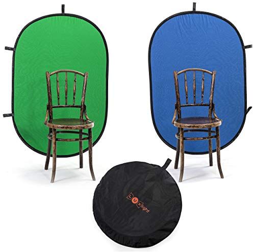 B-POP Fotograferingsbakgrund Chromakey Grön & Blå   Luxlight   Vändbar hopfällbar muslin pop up-videobakgrund   Vlogging porträtt YouTube Filming bakgrund Chroma Key (100 x 150 cm, grön/blå) B-POP Fotograferingsbakgrund Chromakey Grön & Blå   Luxlight   Vändbar hopfällbar muslin pop up-videobakgrund   Vlogging porträtt YouTube Filming bakgrund Chroma Key (100 x 150 cm, grön/blå)