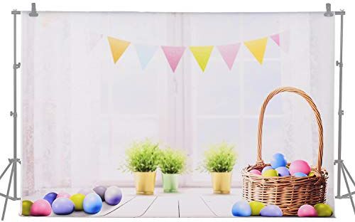 TBC0677637399040ZY 1,5 x 2,1 m Fotografi Bakgrund Påsk Tema Porträtt Bakgrund för Baby Foto Party Dekoration Foto Studio FHJ32