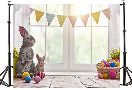 PYU9830791491920CF 2,1 x 1,5 m påsktema fotografi bakgrund foto bakgrunder med ägg kanin blommor gräsmark för baby barn PYU9830791491920CF 2,1 x 1,5 m påsktema fotografi bakgrund foto bakgrunder med ägg kanin blommor gräsmark för baby barn