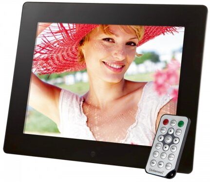 3925800 Intenso Mediagallery digital fotoram (24,6 cm (9,7 tum) LCD-skärm, videofunktion, MP3-funktion, bildskärm, fjärrkontroll) svart 3925800 Intenso Mediagallery digital fotoram (24,6 cm (9,7 tum) LCD-skärm, videofunktion, MP3-funktion, bildskärm, fjärrkontroll) svart