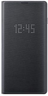 EF-NG973PBEGWW Samsung original Galaxy S10 skyddande LED-ljus visa baksida fodral, LED-plånboksskydd, Galaxy s10, Svart EF-NG973PBEGWW Samsung original Galaxy S10 skyddande LED-ljus visa baksida fodral, LED-plånboksskydd, Galaxy s10, Svart