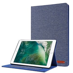 DM-DMC-8 Tablettväskor Kompatibel med iPad Mini 6-fodral, fällbart stativfodral Skyddsfodral i tyg med Auto Wake Sleep med kortplatser Tablettfall (Color : Blue)