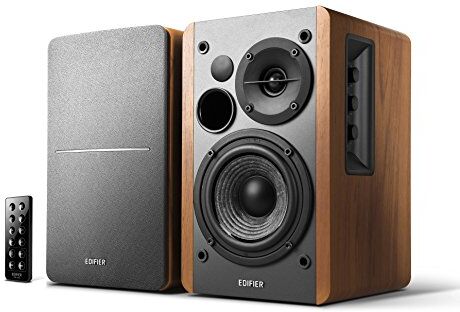 R1280DB Edifier Studio  – 2.0 Bluetooth-högtalarsystem (42 watt), bokhyllhögtalare med infraröd fjärrkontroll i träfärg R1280DB Edifier Studio  – 2.0 Bluetooth-högtalarsystem (42 watt), bokhyllhögtalare med infraröd fjärrkontroll i träfärg