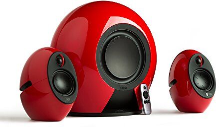 E235 RD Edifier  Luna 2.1 Hemunderhållningssystem med buh (aptX), trådlös subwoofer, optisk ingång och fjärrkontroll, 176 W röd E235 RD Edifier  Luna 2.1 Hemunderhållningssystem med buh (aptX), trådlös subwoofer, optisk ingång och fjärrkontroll, 176 W röd