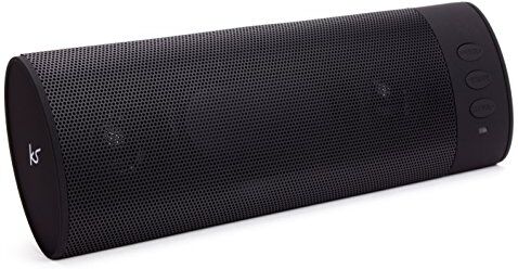 BOOMBAR1 KitSound BoomBar Universal Bärbar Uppladdningsbar Stereo Bluetooth-högtalare Kompatibel med Smartphones, surfplattor och MP3-enheter – Svart
